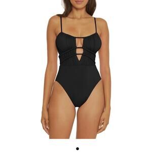 Becca  Santorini One-Piece Swimsuit Black Size small NWT